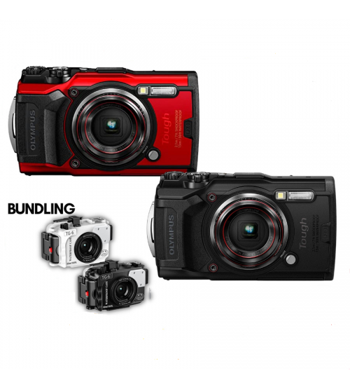 Olympus Tough TG-6 Underwater Camera Bundling Seafrogs Housing